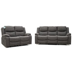 Chloe Fabric Recliner Sofa - D F Beds