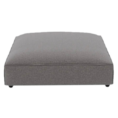 kensington Grey Fabric Footstool