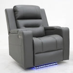 Titan Electric Recliner Leather Sofas