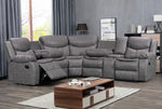 Luxe Leather Recliner Sofa Set - D F Beds