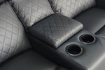The Grand 3 Seater Cinema Electric Recliner Sofa With Cupholders - DF Beds