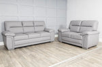 Gretal Leather Sofa - D F Beds