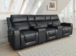 The Grand 3 Seater Cinema Electric Recliner Sofa With Cupholders - DF Beds