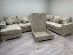 Bespoke Corner Sofa With Cup Holders Or U Shape Chase Cinema Sofa