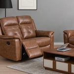 Reno Leather Recliner Sofa 2 Seater Sofa Tab