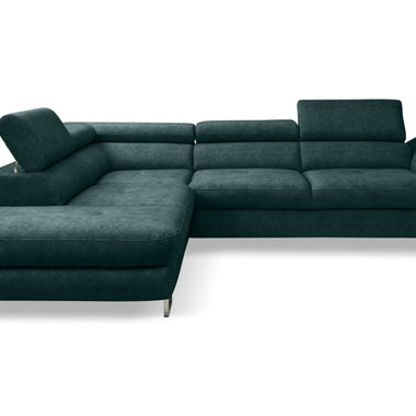 Lola Corner Sofa Bed With Storage And Adjustable Headrests