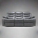 Roma Plus Leather Or Fabric Reclining Sofa With Super Fast Wireless Charger