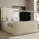 Border Blush TV Bed Frame Fabric 