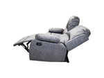Valentia 3 + 2 Recliner Sofa Set Fabric And Leather