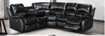 Valentia 3 + 2 Recliner Sofa Set Fabric And Leather
