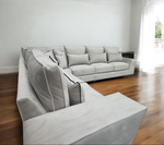 Soho Double Corner Fabric Sofa - Fullback & Cushions