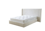 The Luna Extended Bed upholstered Naples Ivory