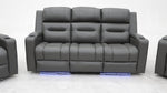 Titan Electric Recliner Leather Sofas