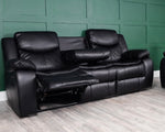 Luxe Leather Recliner Sofa Set - D F Beds