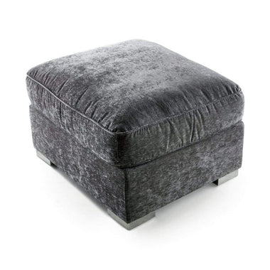 Billingham Grey Fabric Footstool