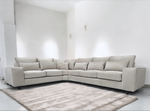 Soho Double Corner Fabric Sofa - Fullback & Cushions Fabric