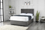 Omega Divan Cube Bed With Headboard - DF Beds