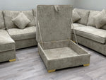 Bespoke Corner Sofa With Cup Holders Or U Shape Chase Cinema Sofa