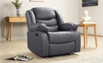 Black Leather Recliner Sofa