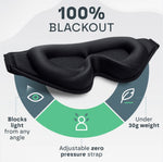 Super Comfy 3D Sleeping Mask 100% Blackout