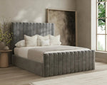 Lorenzo Velvet Bed - D F Beds - DF Beds