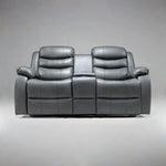 Roma Plus Leather Or Fabric Reclining Sofa With Super Fast Wireless Charger