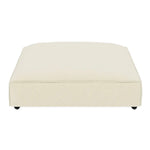 kensington Cream Fabric Footstool