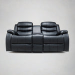 Roma Plus Leather Or Fabric Reclining Sofa With Super Fast Wireless Charger