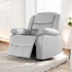 Roma Plus Leather Or Fabric Reclining Sofa With Super Fast Wireless Charger