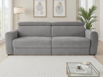 Canva Electric Fabric Sofabed Black, Green, Grey or Beige
