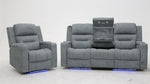 Titan Electric Recliner Leather Sofas