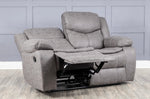 Luxe Leather Recliner Sofa Set - D F Beds