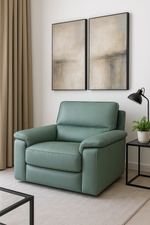 Dalmore Genuine Leather Sofa