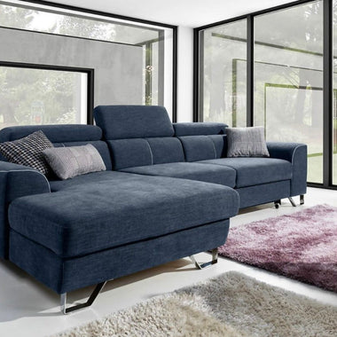 Velvo Corner Sofa Bed With Storage