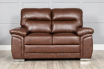 2 seater sofa brown 