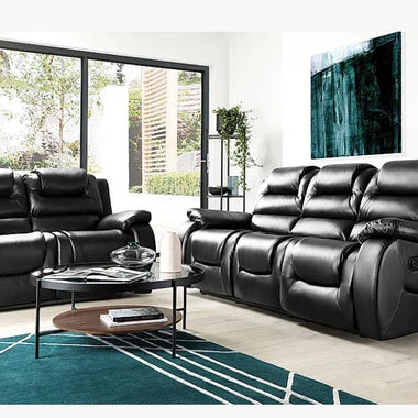 Leather Recliner Sofa