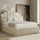 Paneling Bed Frame Fabric - D F Beds - DF Beds