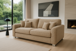 Milano Sofa - Fullback & Cushions 3 Seater Sofa Mink Boucle