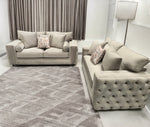 Mayfair Chesterfield Sofa Fullback & Cushions Cream 3 + 2 Seater Set