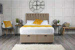 Florence Ottoman Storage Divan Bed with Headboard - DF Beds