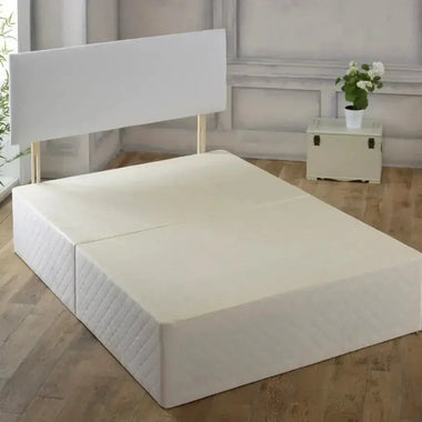 Divan Bed With Plain Fabric Headboard - DF Beds