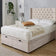 Emily Wing Ottoman Storage Divan Bed with Headboard - DF Beds