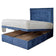 Glam Storage Divan Bed with Headboard