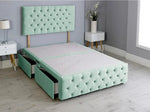 Milly Chesterfield Divan Bed With Headboard - DF Beds