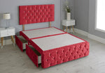 Milly Chesterfield Divan Bed With Headboard - DF Beds