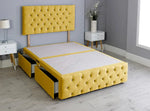 Milly Chesterfield Divan Bed With Headboard - DF Beds