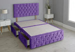 Milly Chesterfield Divan Bed With Headboard - DF Beds