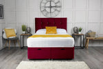 Cube Ottoman Storage Divan Bed with Headboard - DF Beds