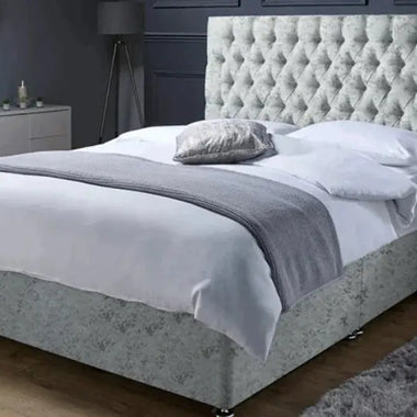 Mullion Divan Bed With Chesterfield Headboard - DF Beds