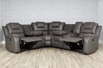 Recliner Leather Sofa - D F Beds